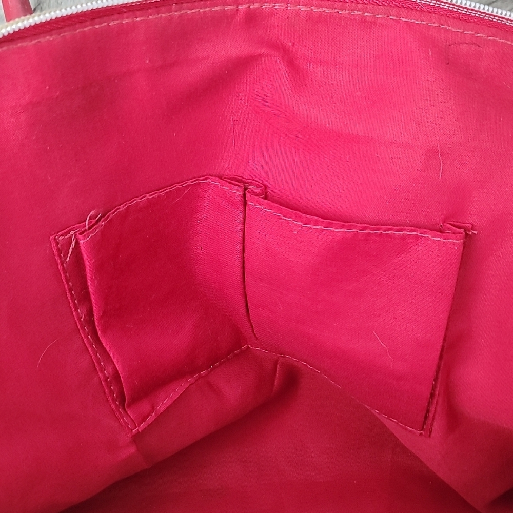 Reaction Kenneth Cole Black, White and Red Floral Shoulder Bag - Picture 14 of 16